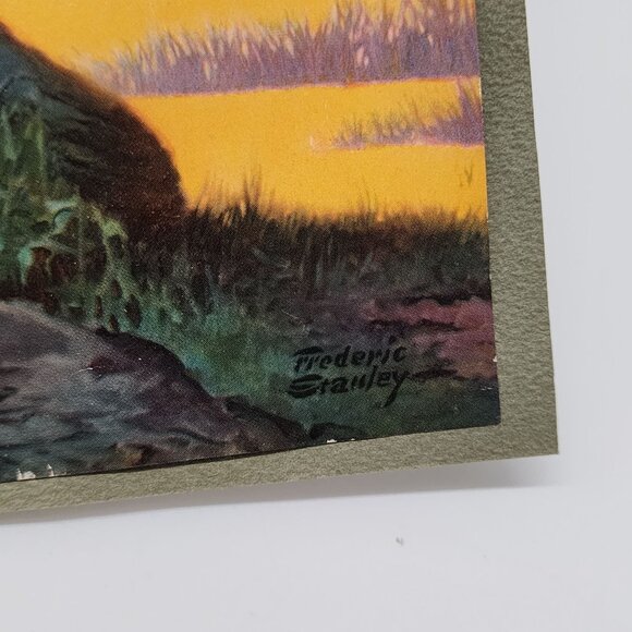 Days End Print Child with Dog Picture 11"x17" by Frederic Stanley - Picture 6 of 11